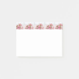 Blomma Kärlek Rosa Rosor Romantiska Post-it-lappar Post-it Block