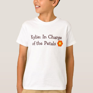 blomma Kylie: I laddningen av petalsna T-shirt