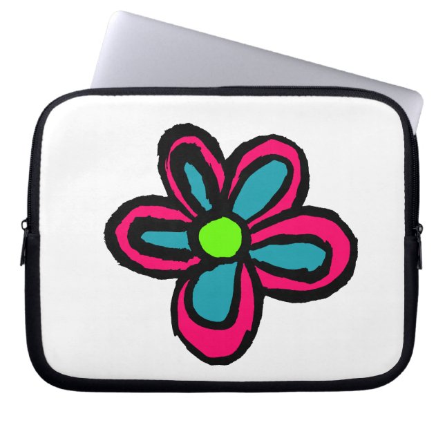 Blomma Laptop Fodral (Framsidan)