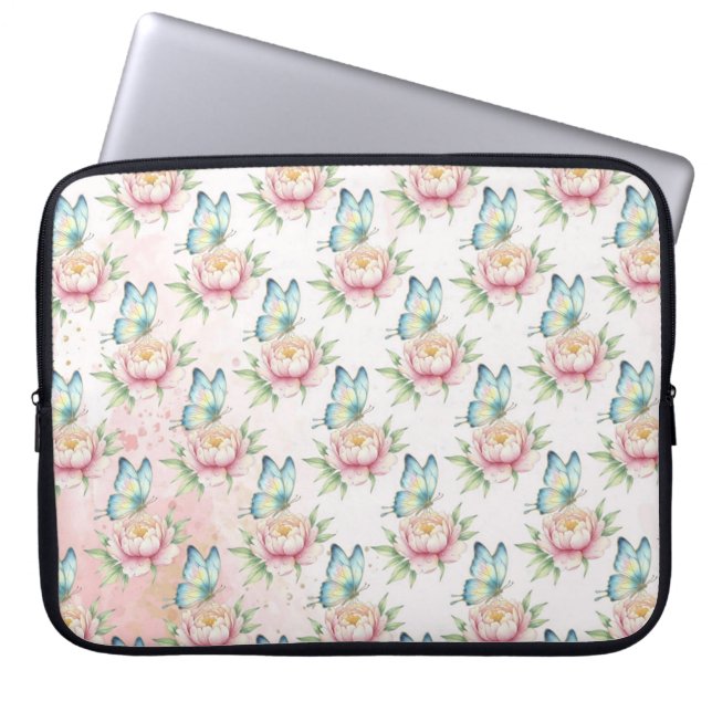 Blomma Laptop Fodral (Framsidan)