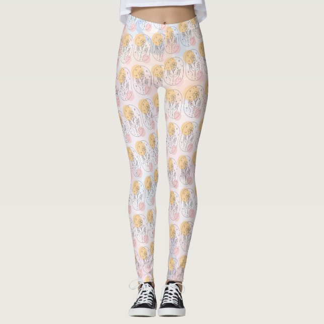 Blomma Leggings (Framsida)