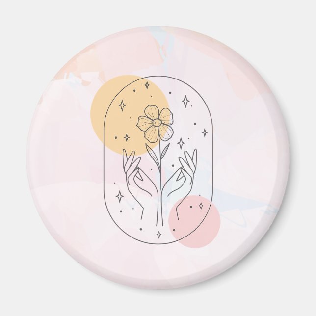 Blomma Magnet (Framsidan)