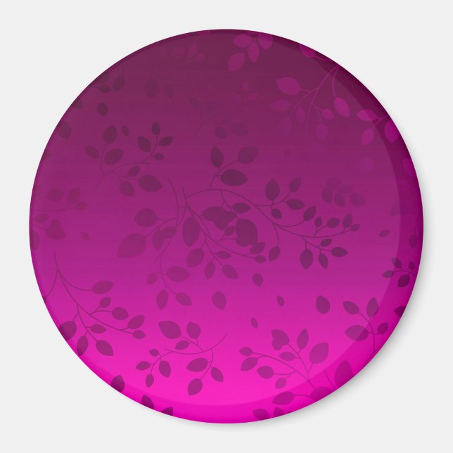 Blomma Mandala 7 Magnet (Framsidan)