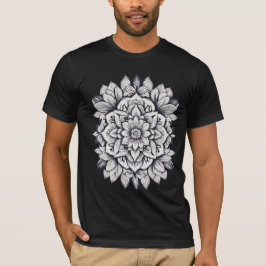 blomma mönster t shirt