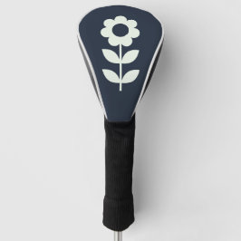Blomma Mörk Navyblå och Mjuk Kritvit Driver