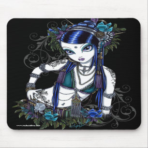 Blomma Mousepad "för Sonya" stam- fusionmagdansö Musmatta
