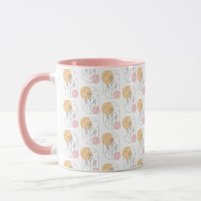 Blomma Mugg (Vänster)