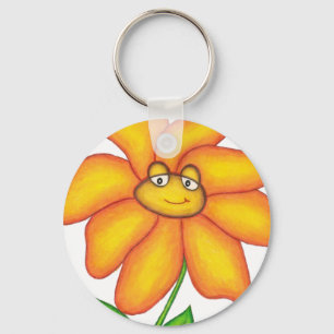 Blomma Nyckelring