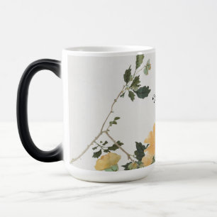 Blomma och Bina Natur Konst Design  Magisk Mugg
