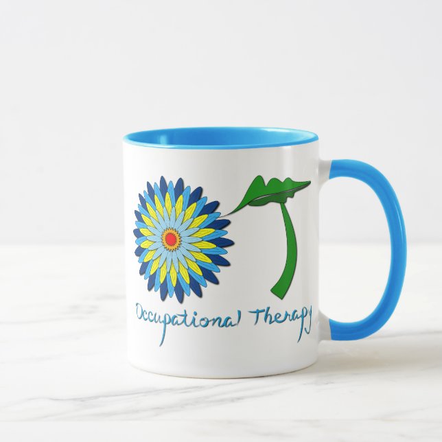 Blomma OT-brev Mugg (Höger)
