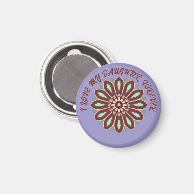 blomma present magnet (Front/Back)