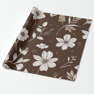 blomma presentpapper