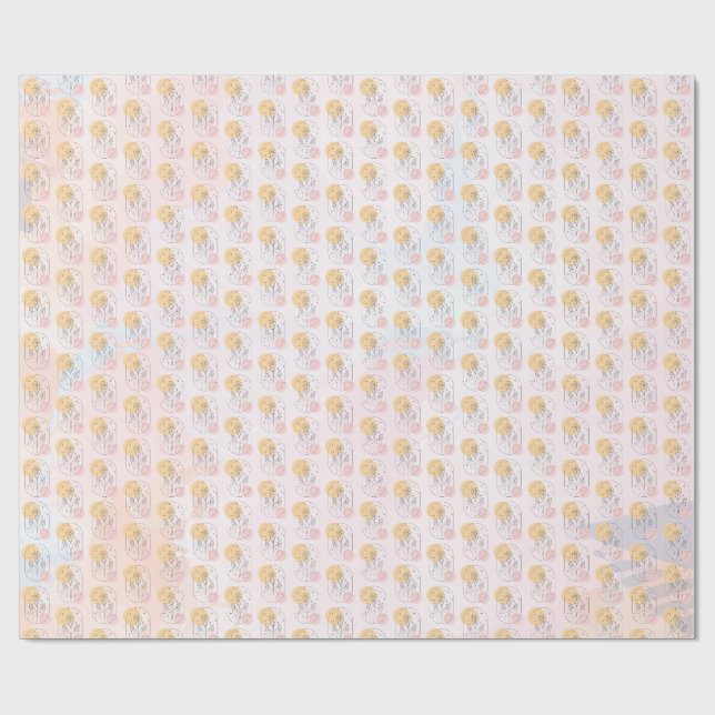 Blomma Presentpapper (Platt)