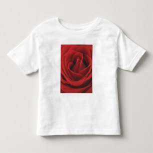 Blomma röd ros tee shirt