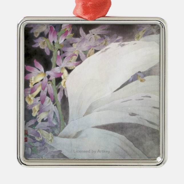 Blomma Seires II- Phaiuses Julgransprydnad Metall (Framsidan)