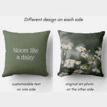 Blomma som en tusenskönna, egen text grön blomster