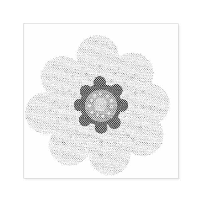 Blomma  stämpel (Tryck)
