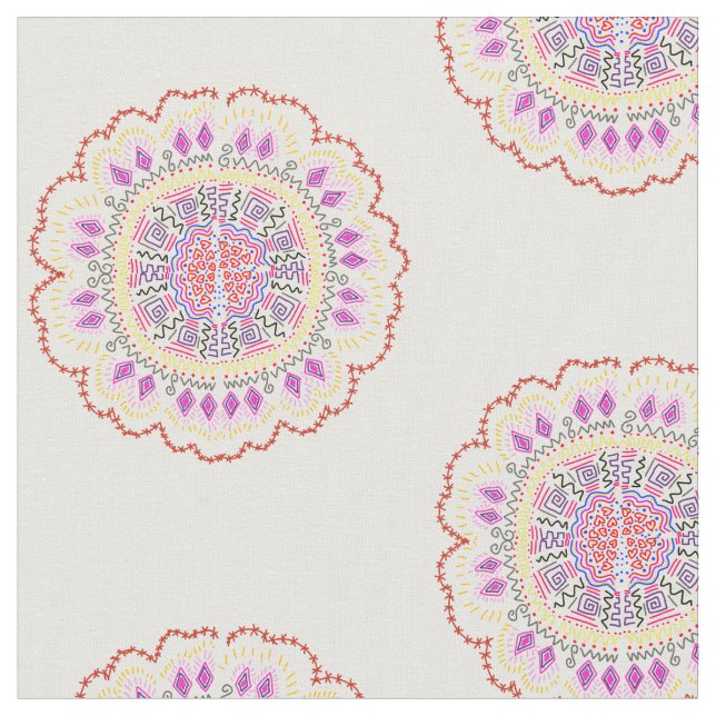 blomma stil mönster tyg (Närbild)