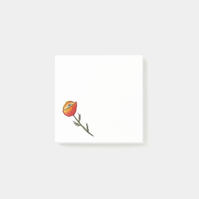Blomma Surreal Art Post-it-lappar Post-it Block (Framsida)