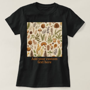 Blomma Svamp Blommig Cottagecore, Naturälskare T Shirt