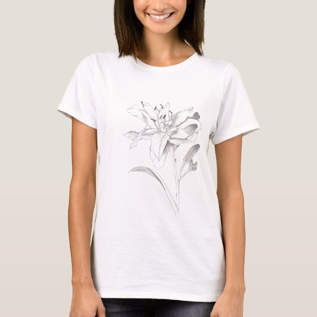 blomma t shirt (Framsida)