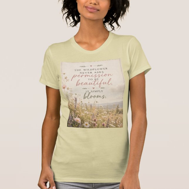 Blomma T Shirt (Framsida)