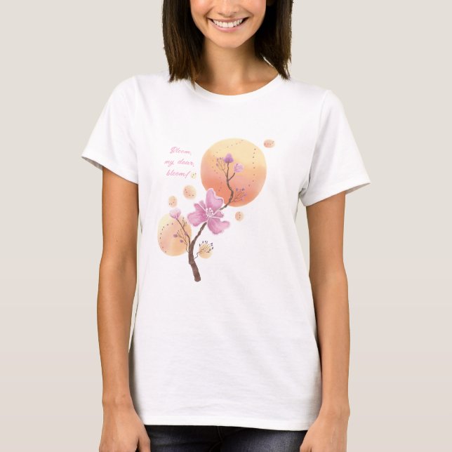 blomma T-Shirt mor Day (Framsida)