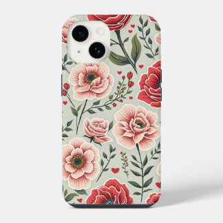 blomma telefon fodral