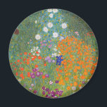 blomma trädgård klimt gustav stuga magnet<br><div class="desc">En klassisk teckning av Gustav Klimt,  Cottage Garden,  Bauergarten,  1907,  är en blomsterträdgård,  en färgstark blommigt.</div>