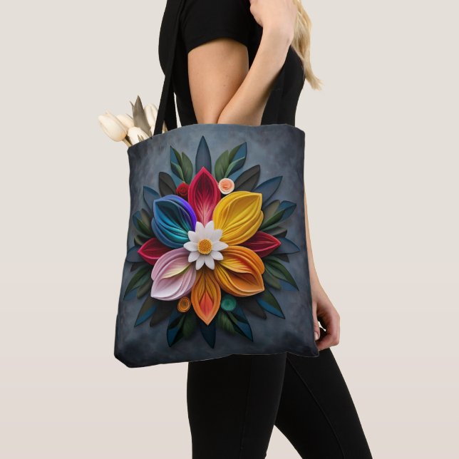 blomma tygkasse (Närbild)