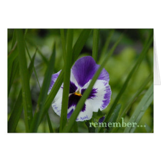 blomma var du planteras… hälsningskort