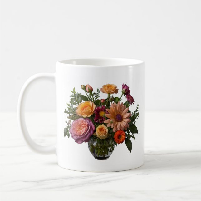 blomma vas mugg (Vänster)