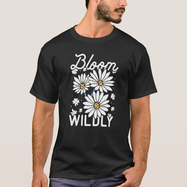 Blomma Vilt Trädgårdsmästare Botanisk Trädgård Bot T Shirt (Framsida)
