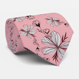 BLOMMA VIT MED ROSA BAKGRUND SLIPS