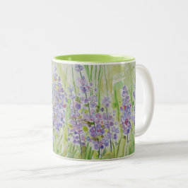 Blommaängvattenfärg Två-Tonad Mugg