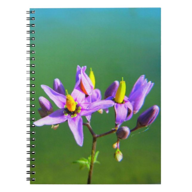 Blommaanteckningsbok Anteckningsbok (Framsidan)