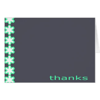 Blommabarnkort (grå färg, Aqua, vit) OBS Kort