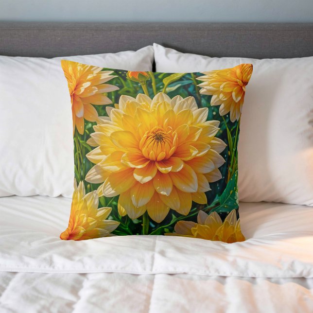 Blommabild nr 13, blomsterserie, kastkudde kudde (Skapare uppladdad)