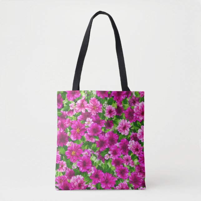 Blommabild nr 2, blomsterserie, totebag tygkasse (Framsida)