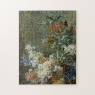 Blommabukett, stilleben, Huysum Pussel