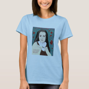 Blommadamerna behandla som ett barn lite - tee shirt