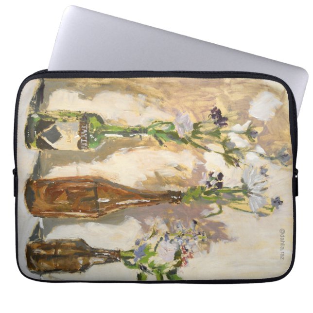 Blommadatorfodral Laptop Fodral (Framsidan)