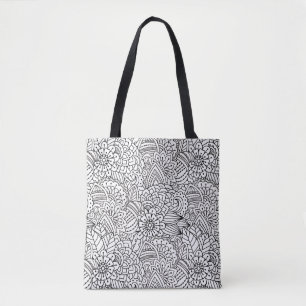 Blommadesignklotter 2 tygkasse
