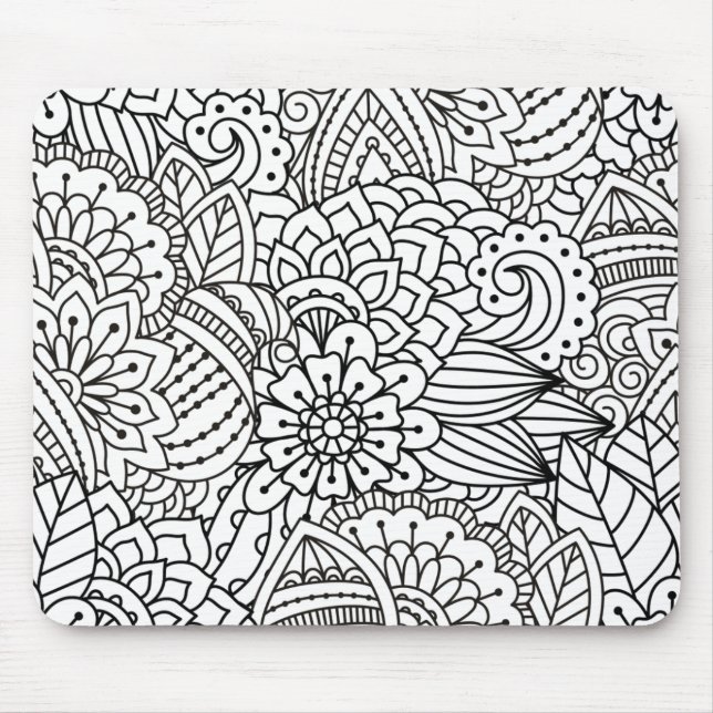 Blommadesignklotter Musmatta (Framsidan)