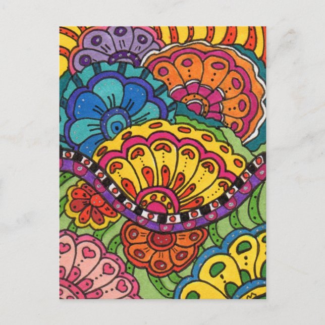 BlommaFest #3 Vykort (Framsida)