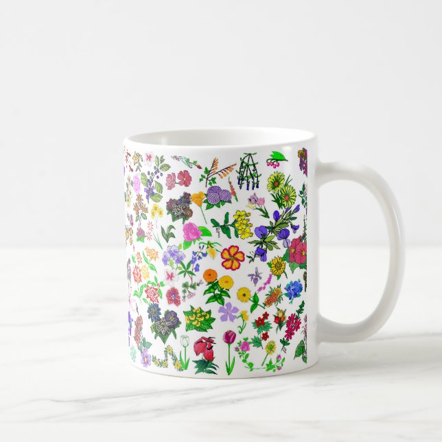 Blommafinal Kaffemugg (Höger)