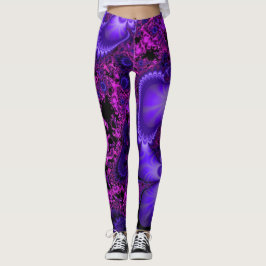 BlommaFractaldamasker Leggings