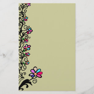 Blommagräns Brevpapper