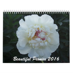 Blommakalender för pioner 2016 kalender
