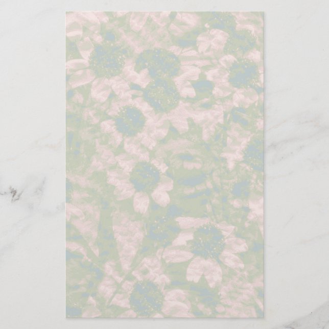 Blommakamouflagemönster Brevpapper (Framsida)
